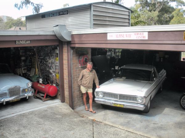 1 Pete at his shop